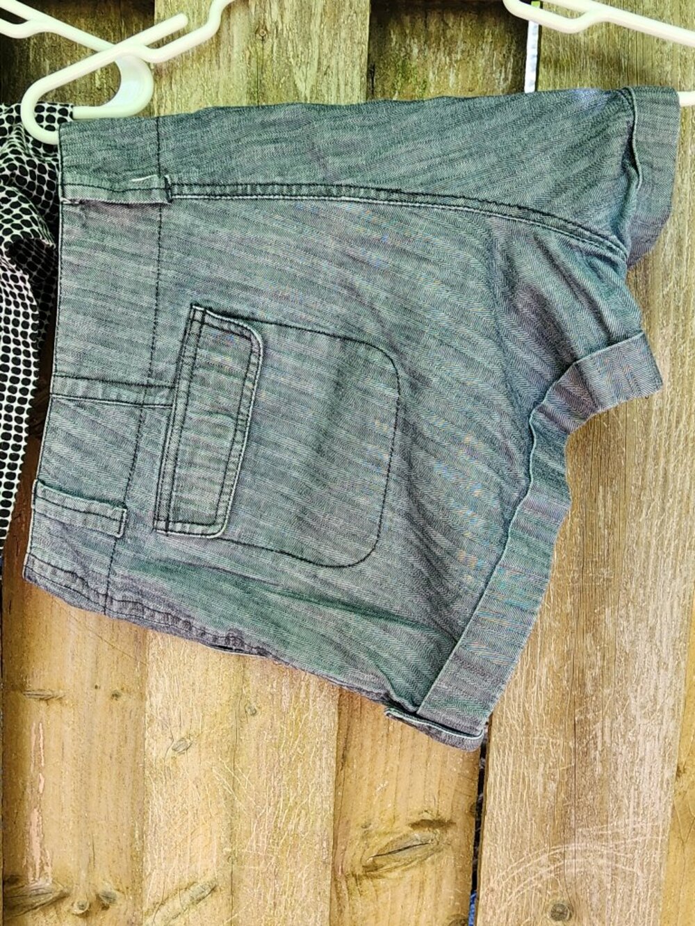 GUC Women's size 16 New York & Co Cuffed cotton Denim shorts